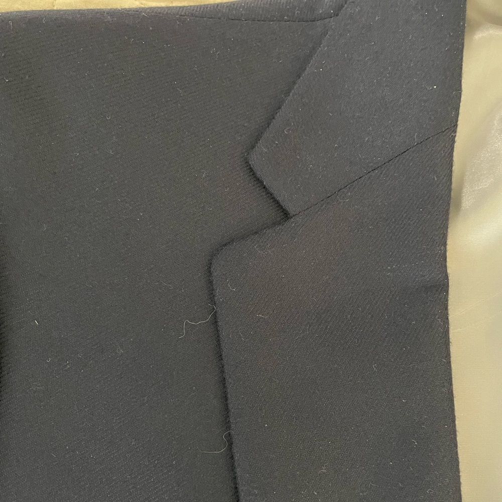 HART SCHAFFNER MARX Gold Trumpeter‎ x Loro Piana Cashmere Navy Blazer Size 44 R - Picture 2 of 9